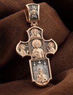 Крест из золота 585 пробы