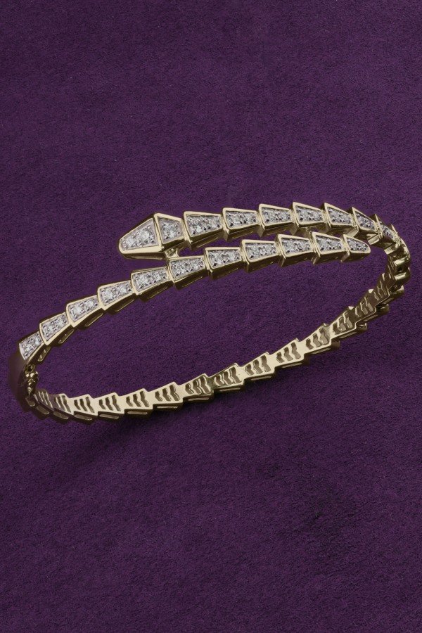 Браслет из лимонного золота c бриллиантами