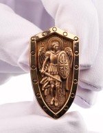 Образок из золота 585 пробы c деревом груши