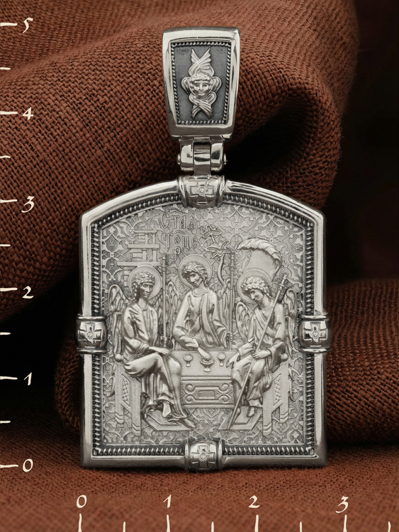 Образок из белого золота