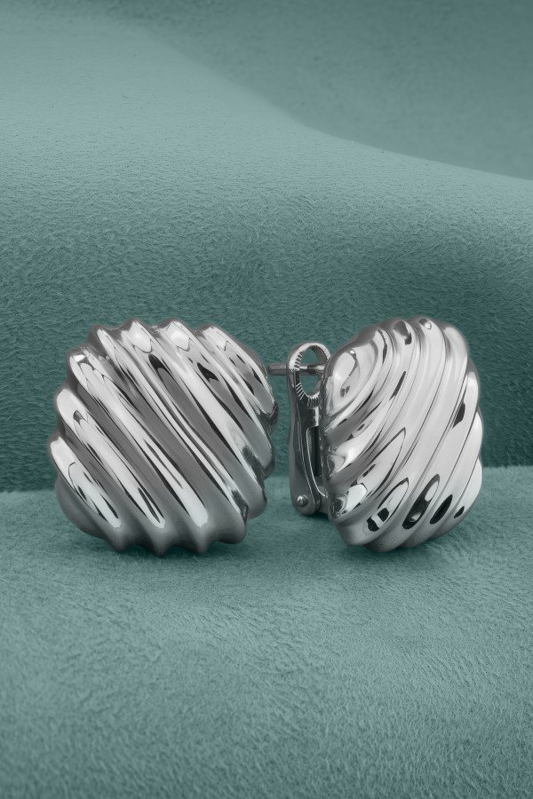 Серьги из белого золота 585 пробы