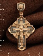 Крест из золота 585 пробы