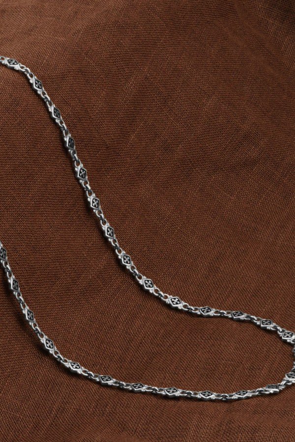 Цепь из белого золота