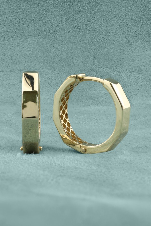 Серьги из лимонного золота