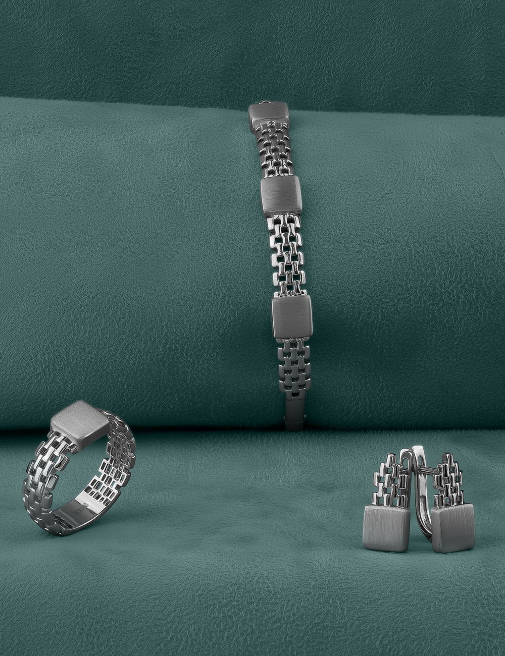 Серьги из белого золота 585 пробы