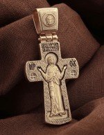 Крест из золота 585 пробы