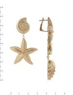 Серьги из золота 585 пробы