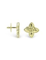 Серьги из лимонного золота 585 пробы