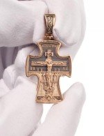 Крест из золота 585 пробы