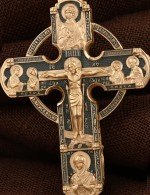 Крест из золота 585 пробы