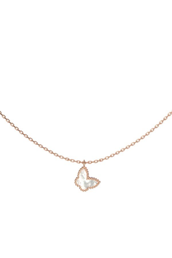 Колье из золота c перламутром