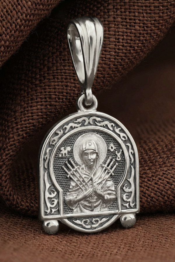 Образок из белого золота