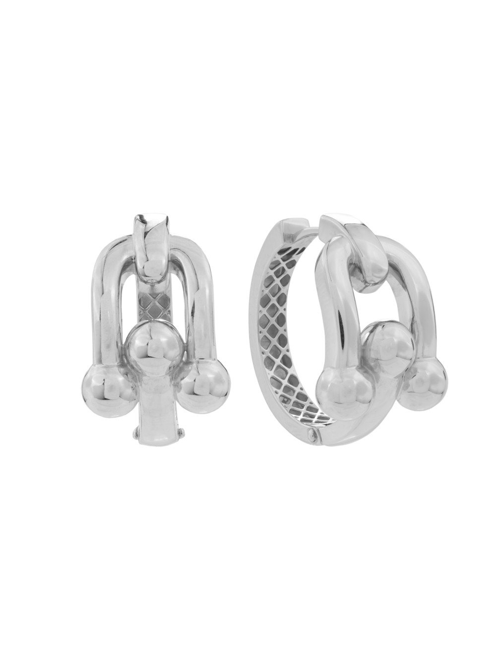 Серьги из белого золота 585 пробы