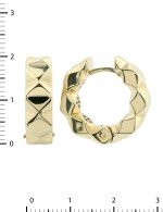 Серьги из лимонного золота 585 пробы