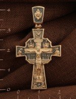 Крест из золота 585 пробы