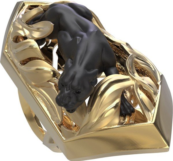 Кольцо из лимонного золота 585 пробы