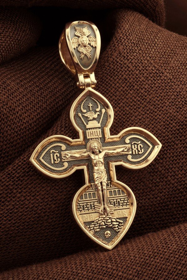 Крест из золота 585 пробы