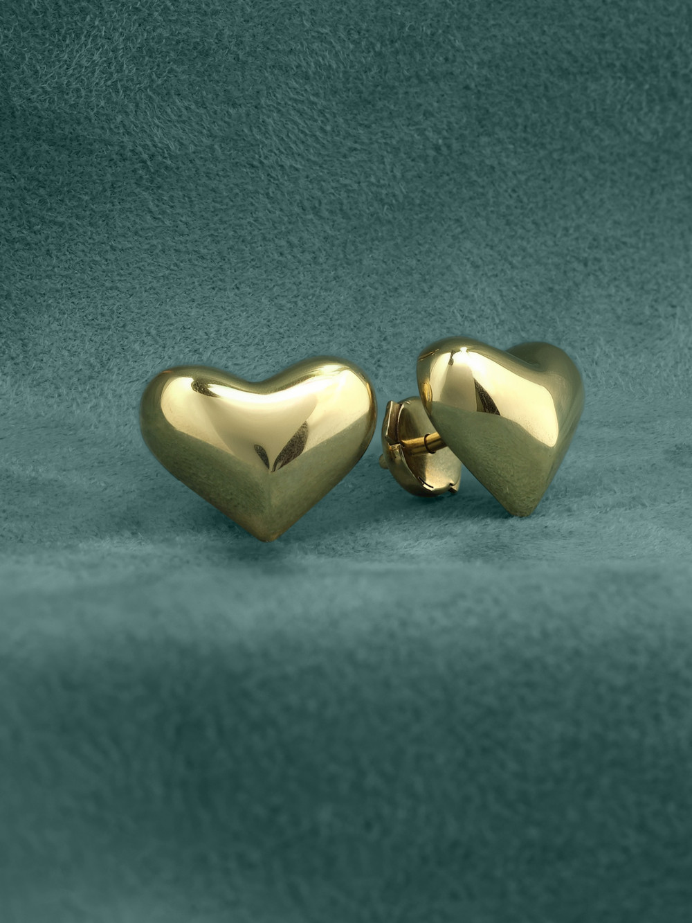 Серьги из лимонного золота