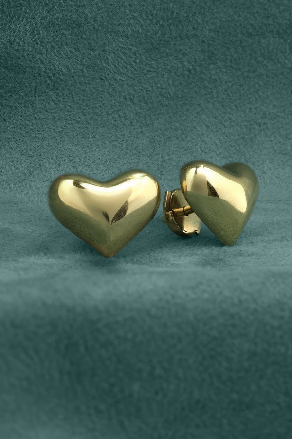 Серьги из лимонного золота