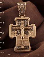 Крест из золота 585 пробы