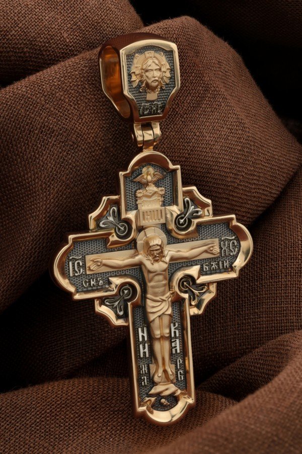 Крест из золота 585 пробы