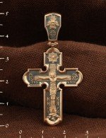 Крест из золота 585 пробы