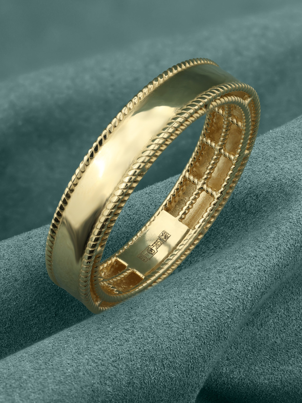 Кольцо из лимонного золота