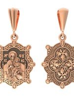 Образок из золота 585 пробы