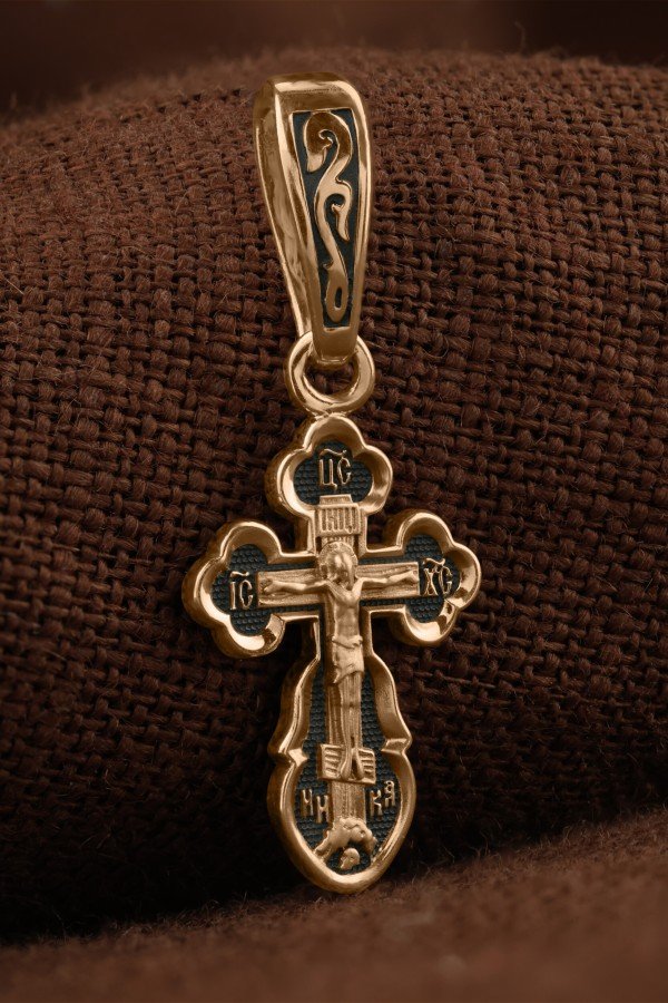 Крест из золота 585 пробы