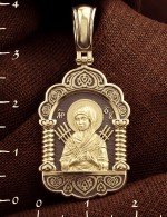 Образок из лимонного золота