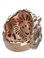 Кольцо из золота 585 пробы c эмалью