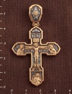 Крест из золота 585 пробы