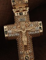 Крест из золота 585 пробы