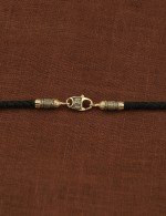 Шнурок шёлковый из лимонного золота