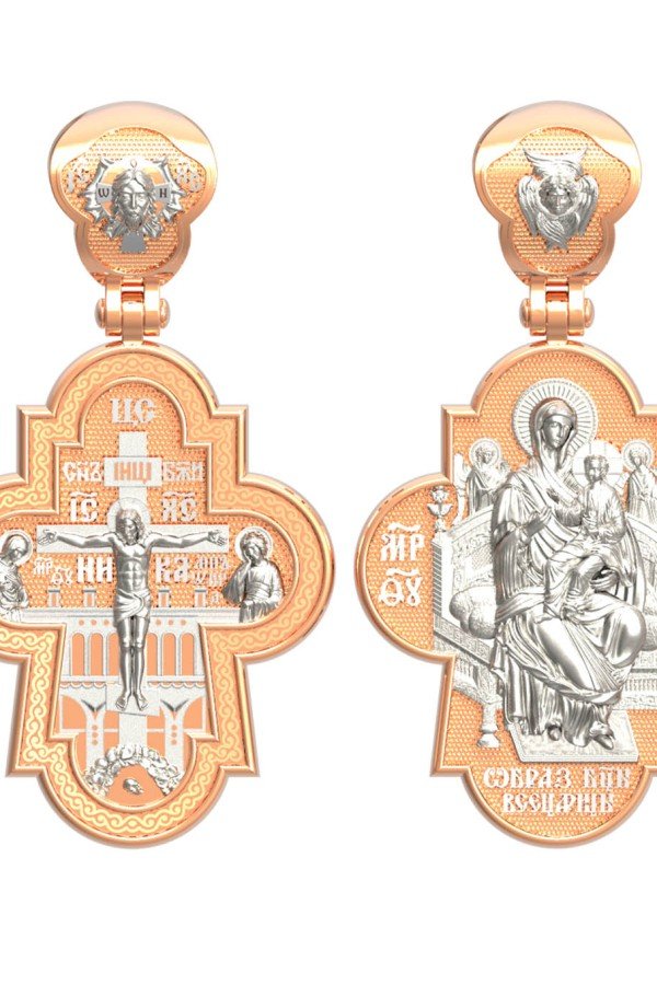 Крест из золота 585 пробы