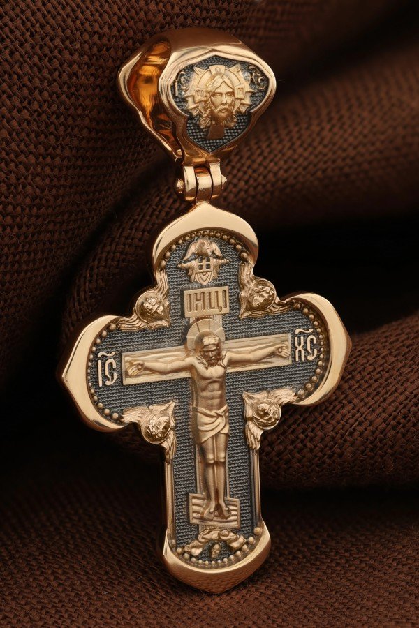 Крест из золота 585 пробы