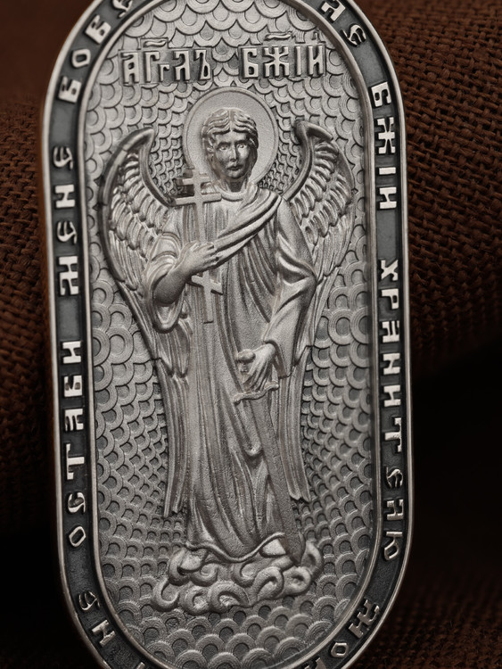 Образок из белого золота