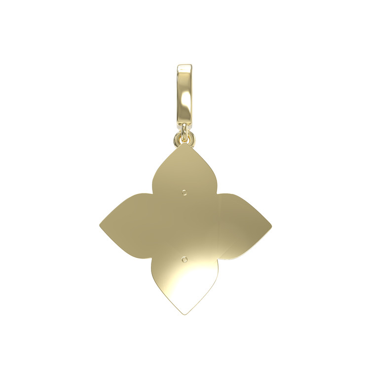 Подвеска из лимонного золота c бриллиантами и ониксом