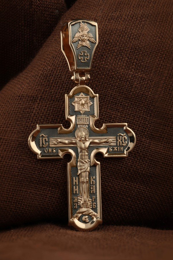 Крест из золота 585 пробы