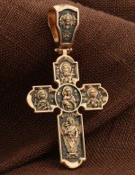 Крест из золота 585 пробы