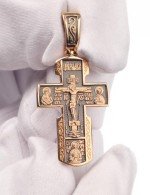 Крест из золота 585 пробы