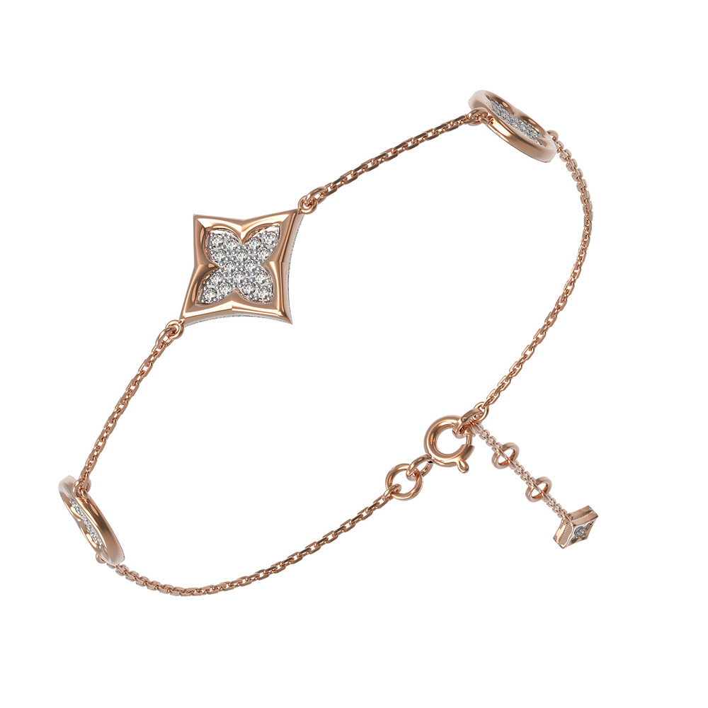 Браслет из золота c бриллиантами