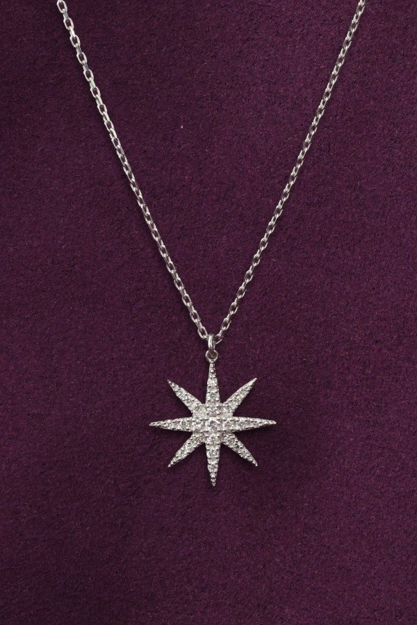 Колье из белого золота c бриллиантами