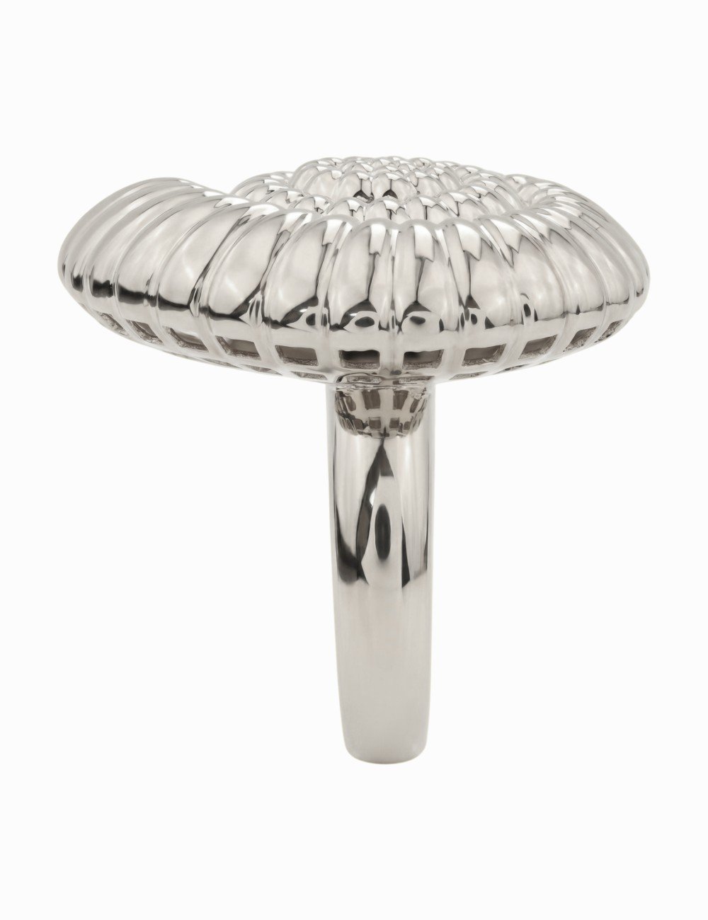 Кольцо из белого золота c рубином