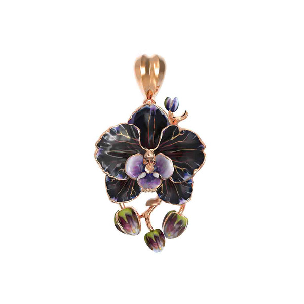 Подвеска из золота c эмалью