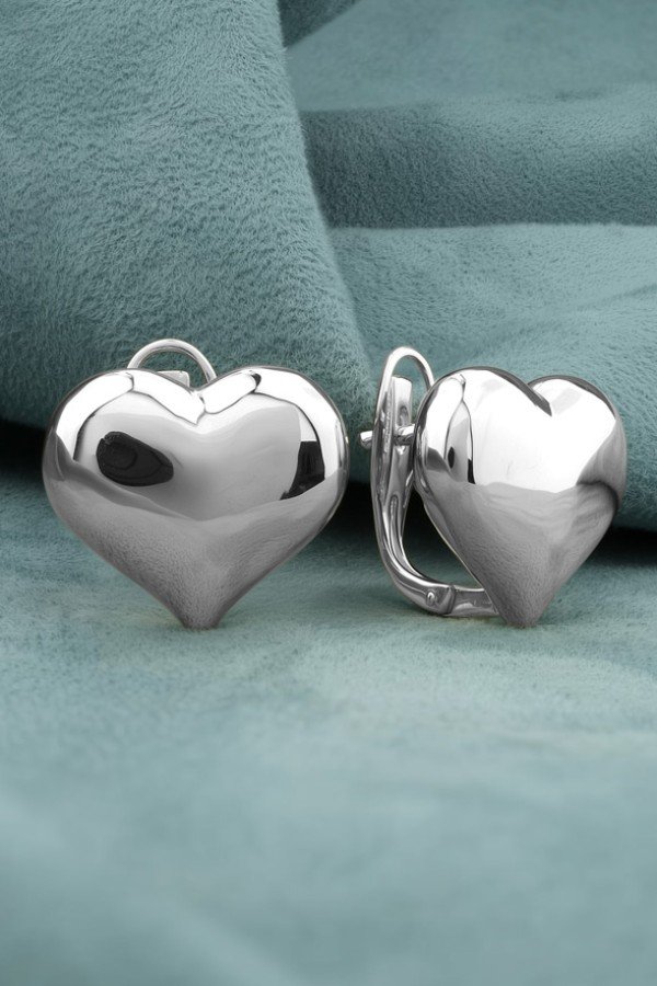 Серьги из белого золота 585 пробы