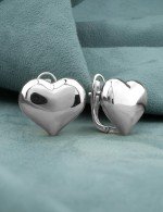 Серьги из белого золота 585 пробы