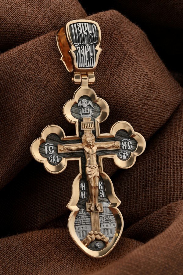 Крест из золота 585 пробы