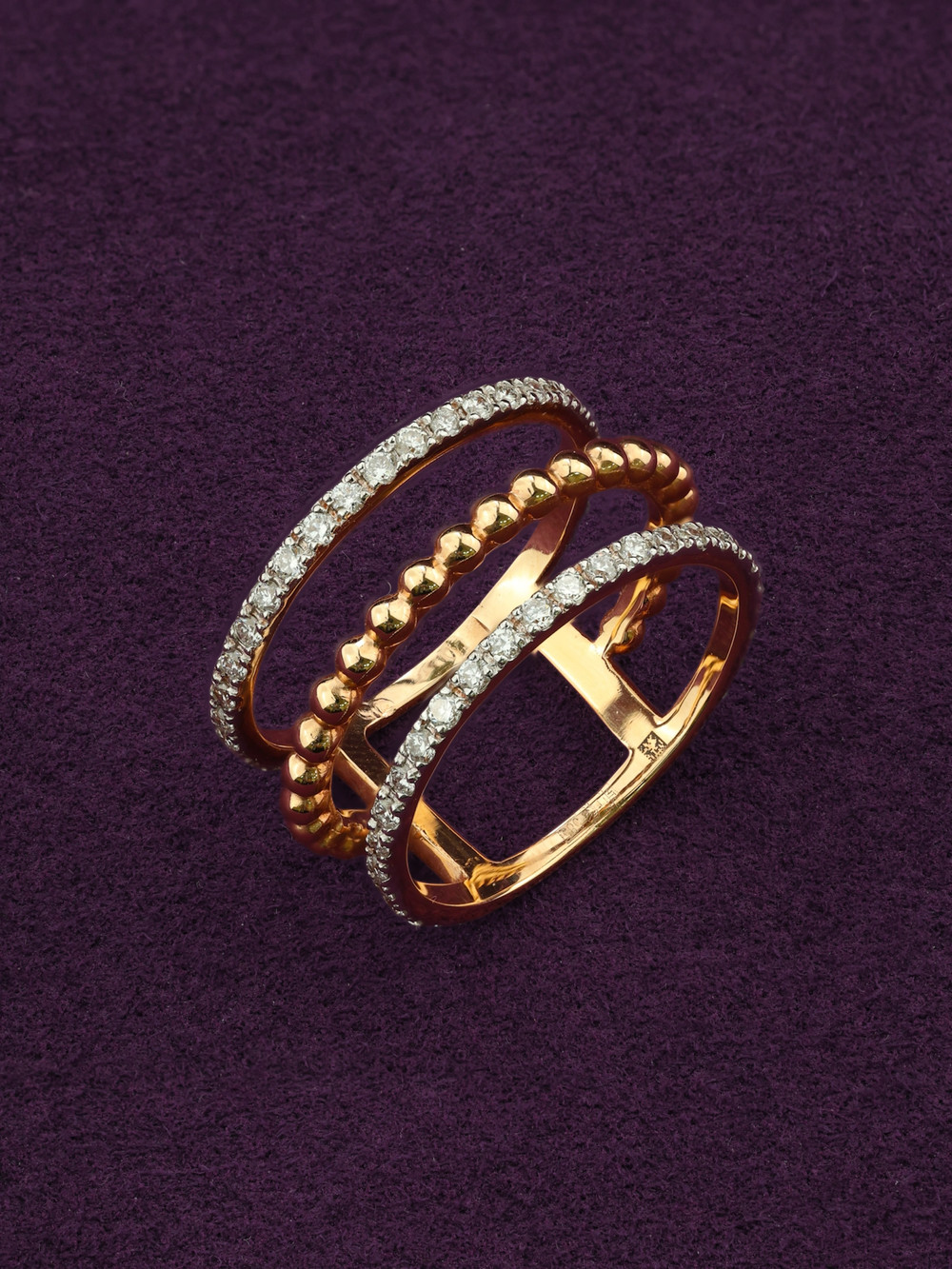 Кольцо из золота c бриллиантами