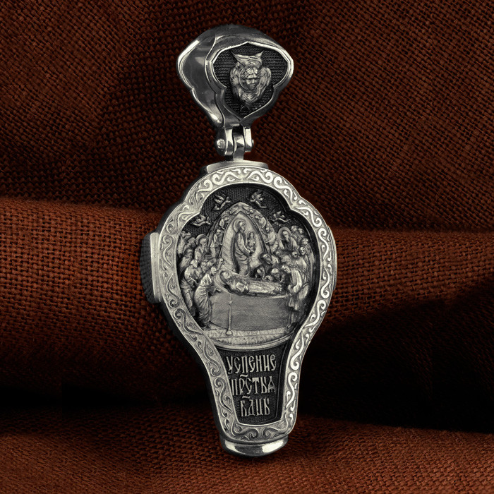 Крест из белого золота